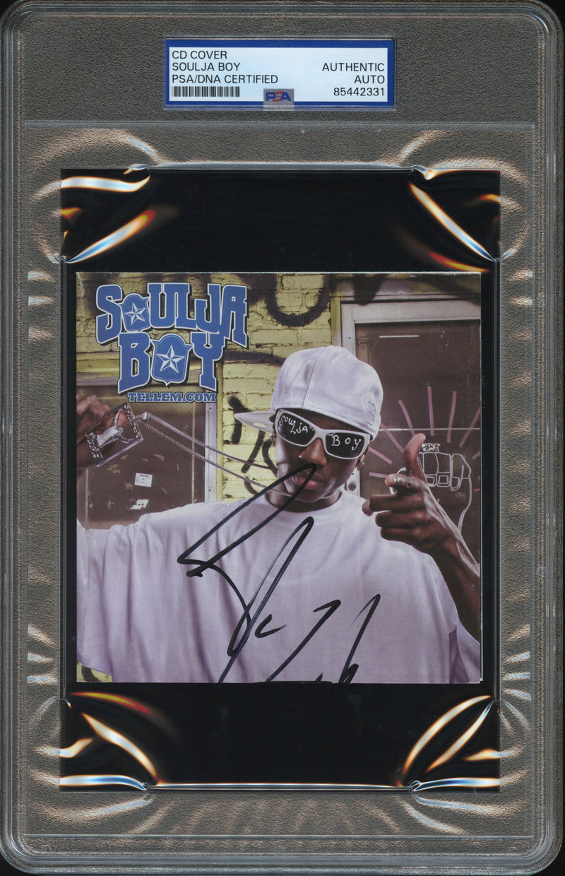 Soulja Boy Signed Autographed CD Cover "Souljaboytellem.com" PSA/DNA Authenticated