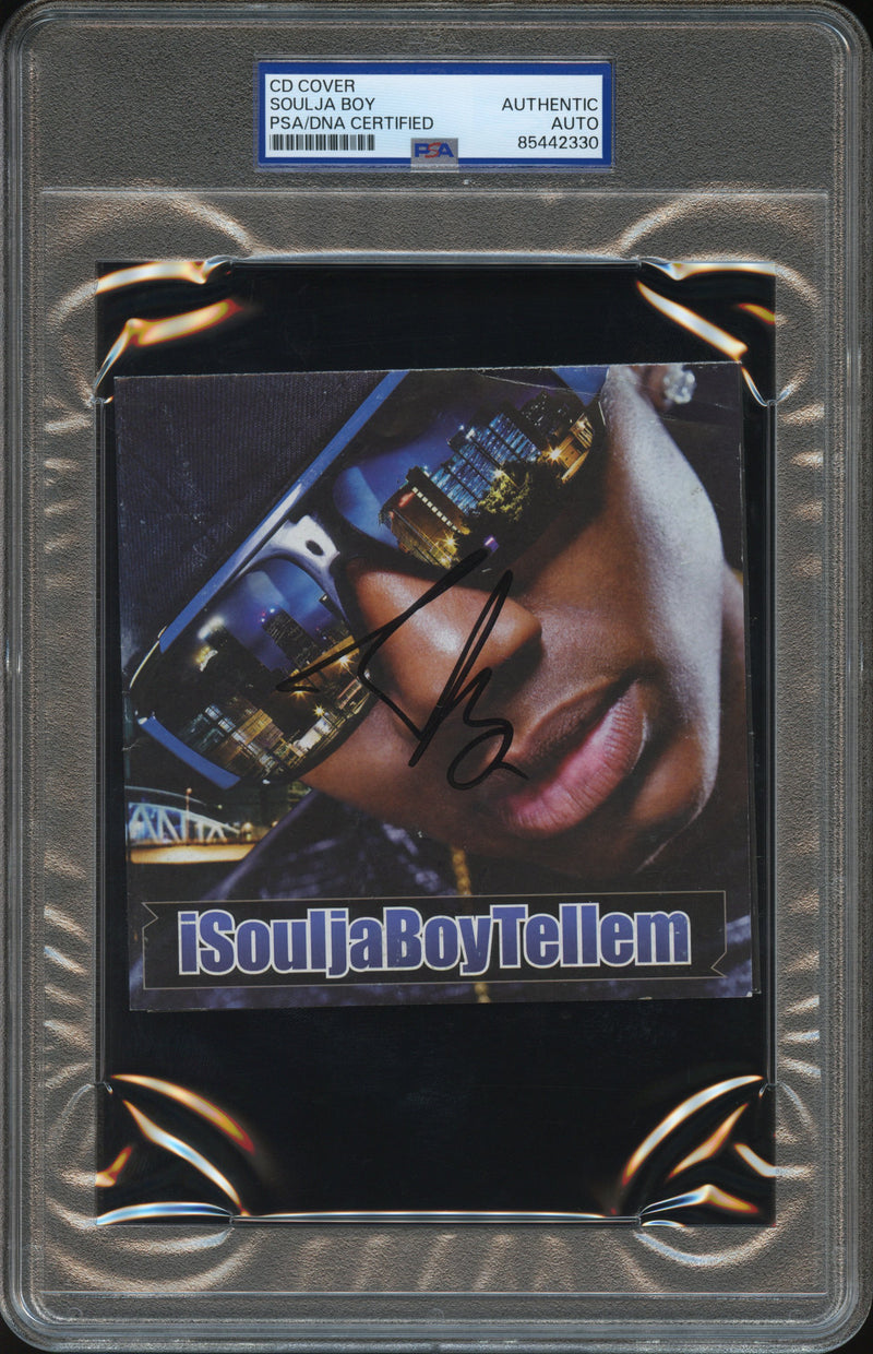 Soulja Boy Signed Autographed CD Cover "iSouljaBoyTellem" PSA/DNA Authenticated