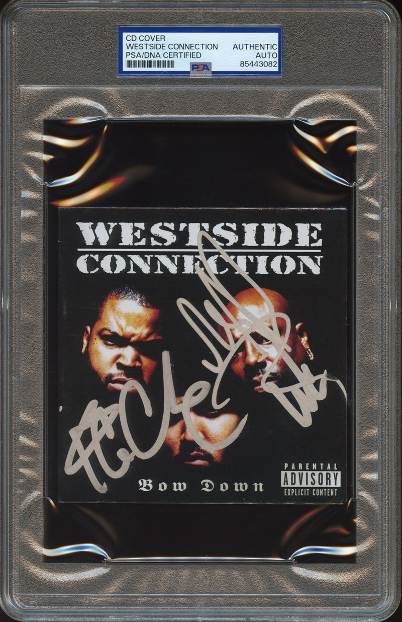 Westside Connection Signed Autographed CD Cover "Bow Down" PSA/DNA Authenticated