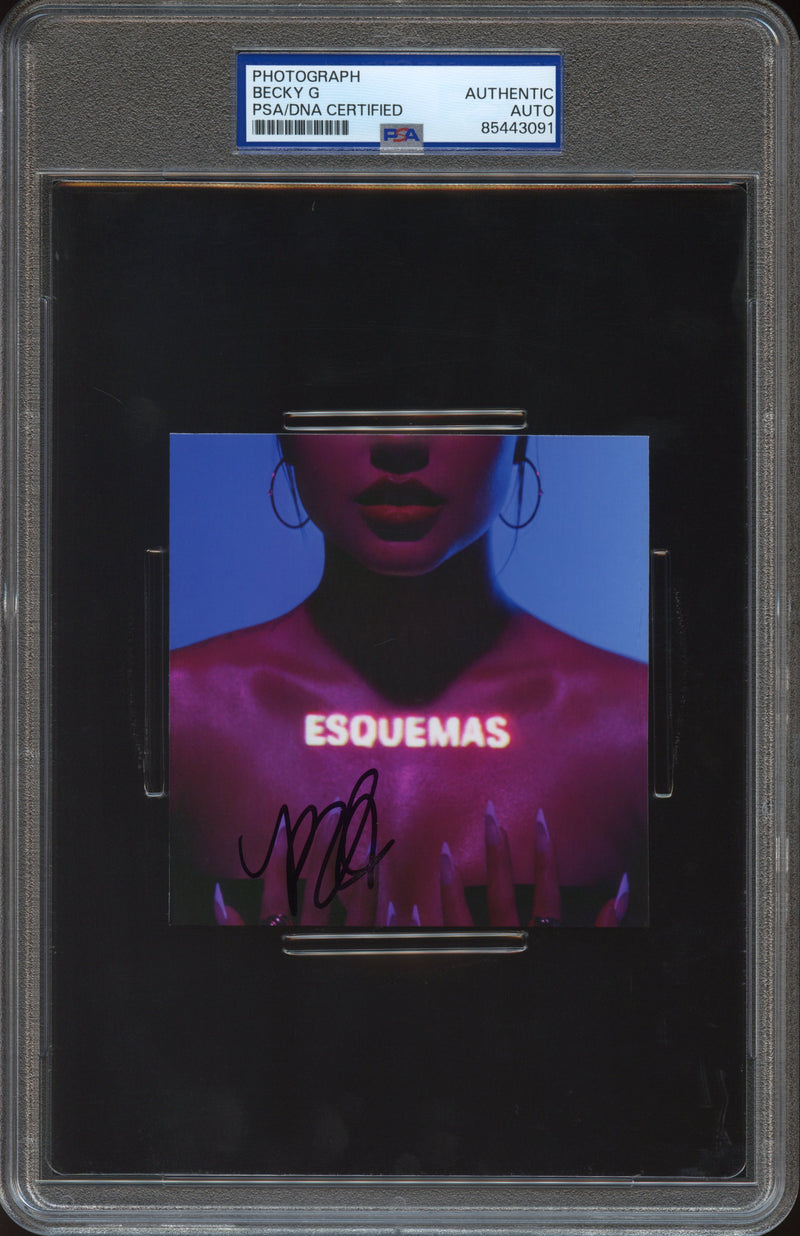 Becky G Signed Autographed CD Insert "Esquemas" PSA/DNA Authenticated