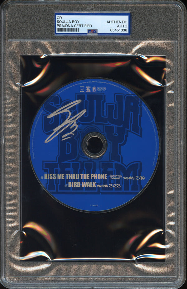 Soulja Boy Signed Autographed CD "Kiss Me Thru the Phone" PSA/DNA Authenticated