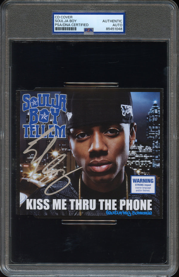 Soulja Boy Signed Autographed CD Cover "Kiss Me Thru the Phone" PSA/DNA Authenticated