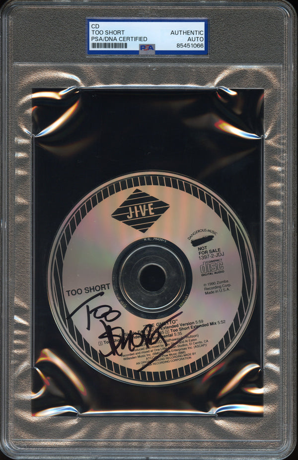 Too Short Signed Autographed CD “The Ghetto” PSA/DNA Authenticated