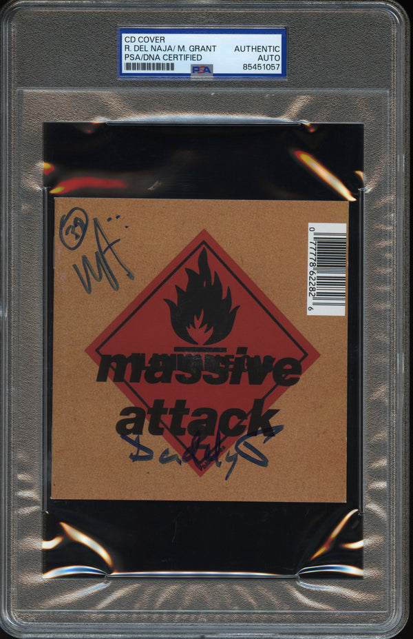 Massive Attack Signed Autographed CD Cover "Blue Lines" PSA/DNA Authenticated