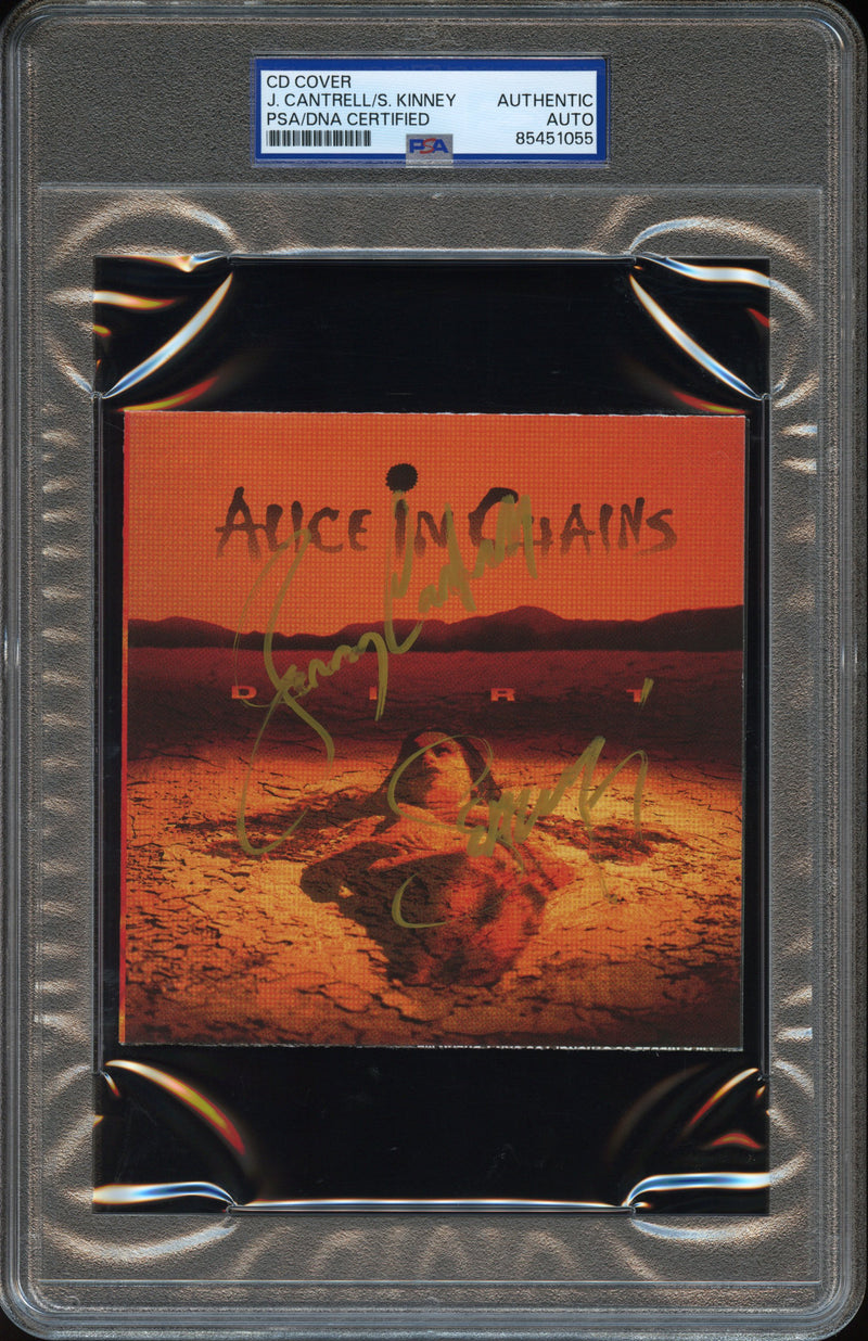 Alice In Chains Signed Autographed CD Cover "Dirt" PSA/DNA Authenticated