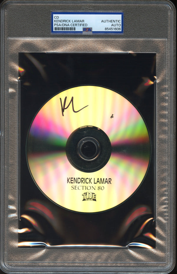 Kendrick Lamar Signed Autographed CD “Section.80” PSA/DNA Authenticated