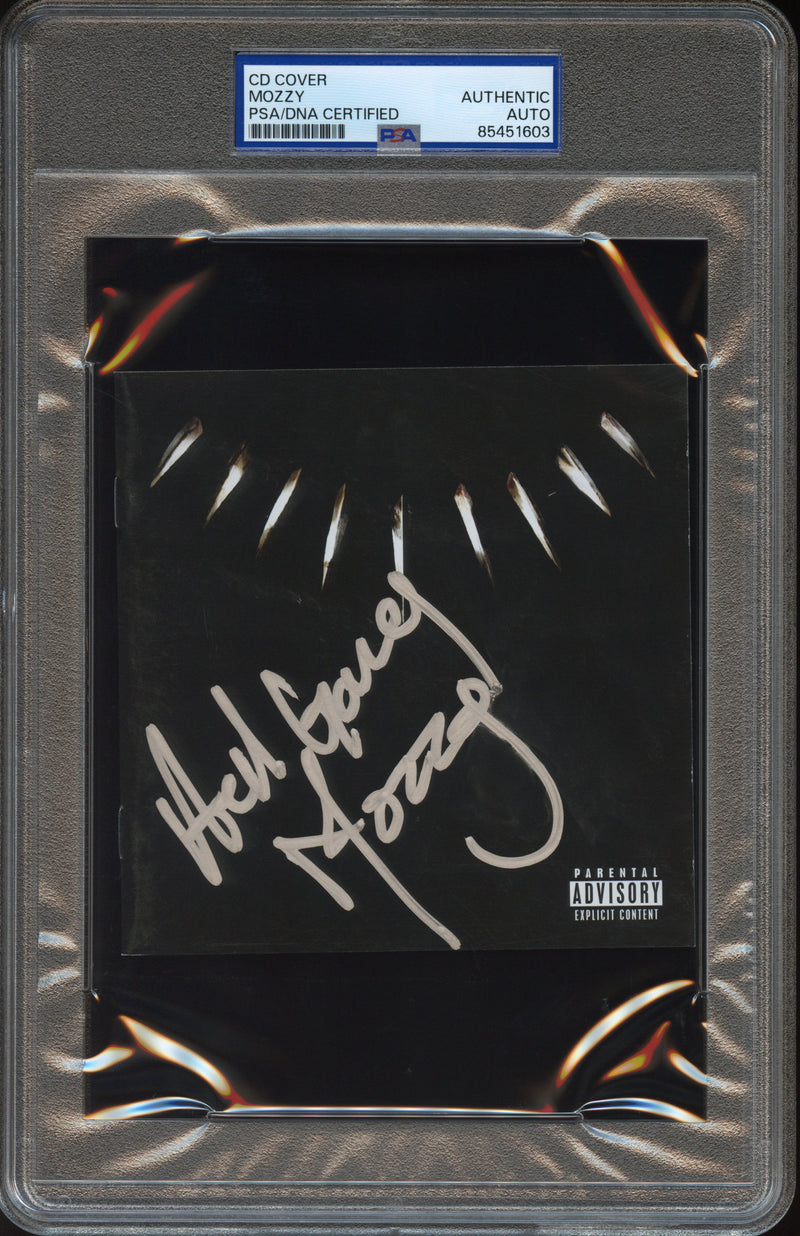 Mozzy Signed Autographed CD Cover “Black Panther” PSA/DNA Authenticated