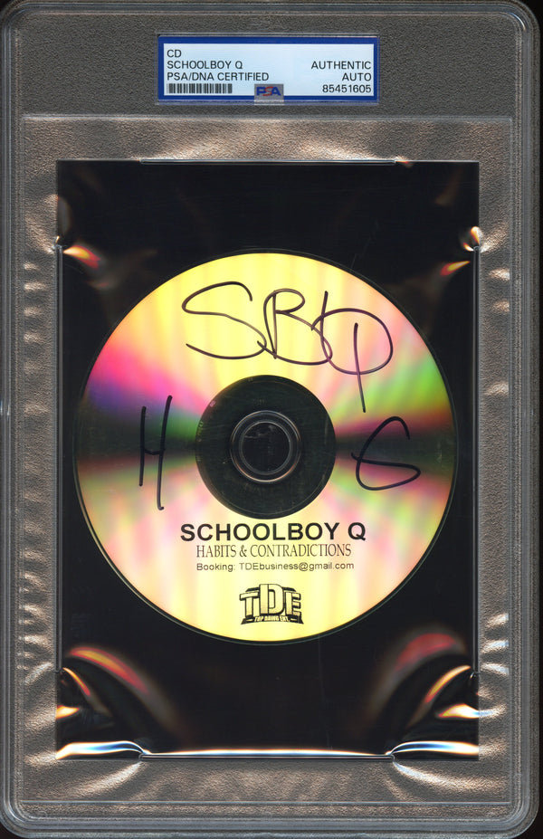 Schoolboy Q Signed Autographed CD “Habits & Contradictions” PSA/DNA Authenticated