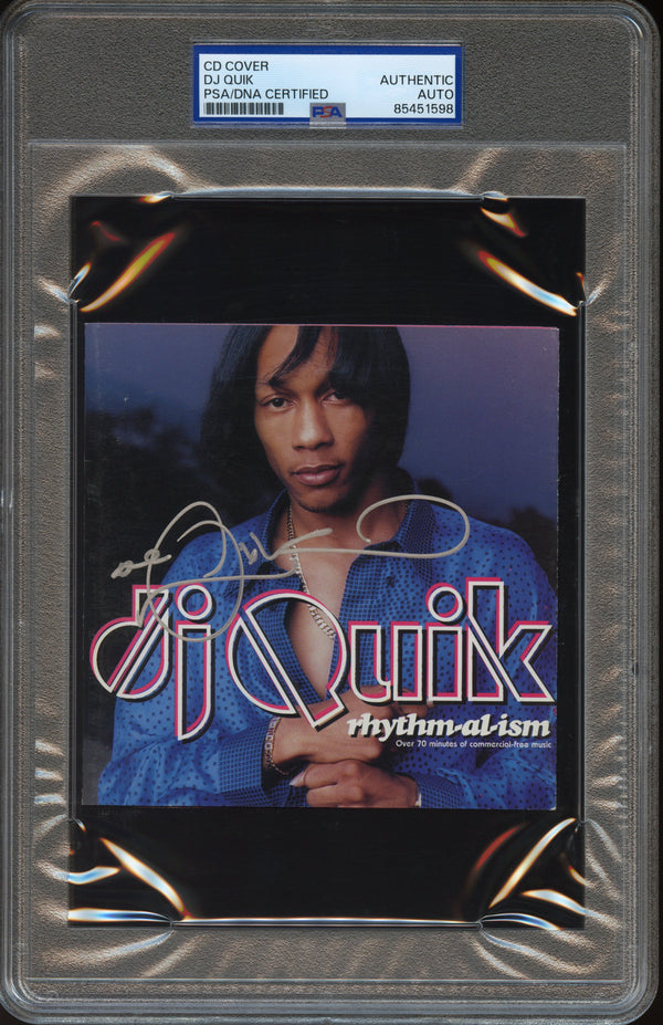 DJ Quik Signed Autographed CD Cover "Rhythm-al-ism" PSA/DNA Authenticated