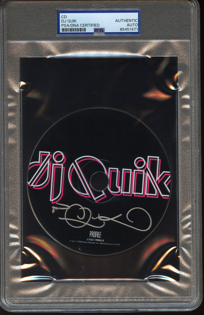 DJ Quik Signed Autographed CD "Rhythm-al-ism" PSA/DNA Authenticated