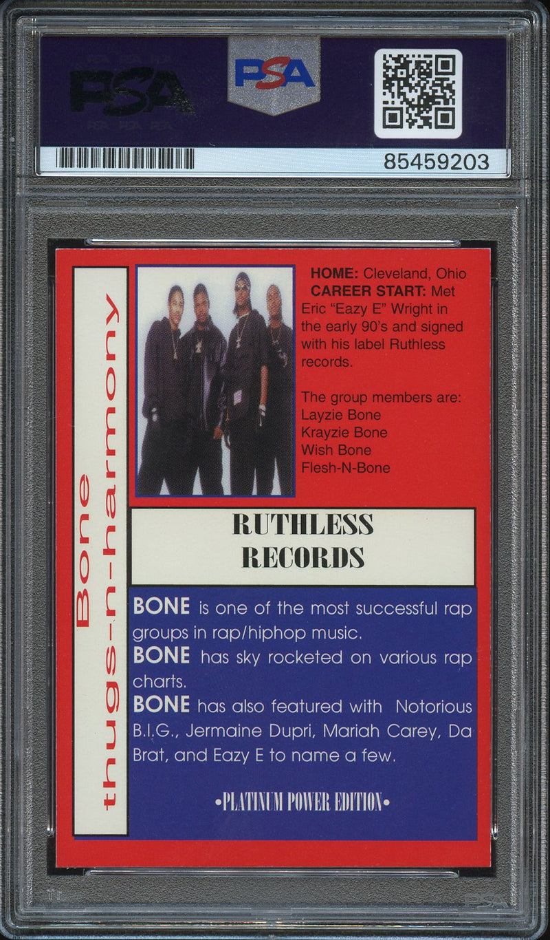 1998 Dada Footwear Collectible Artist Cards Bone Thugs-N-Harmony Auto PSA/DNA Authenticated