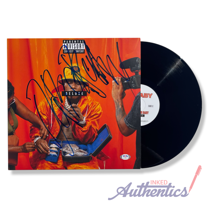 DaBaby Signed Autographed Vinyl LP "BLAME IT ON BABY" PSA/DNA Authenticated