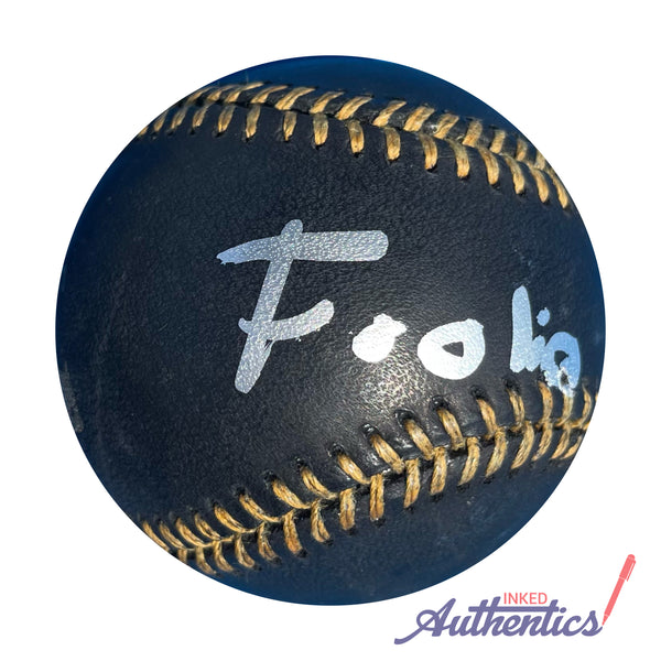 Foolio Signed Autographed Black ROMLB Baseball PSA/DNA Authenticated