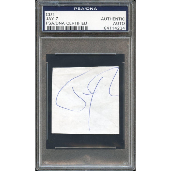 Jay-Z Signed Autographed Cut PSA/DNA Authenticated