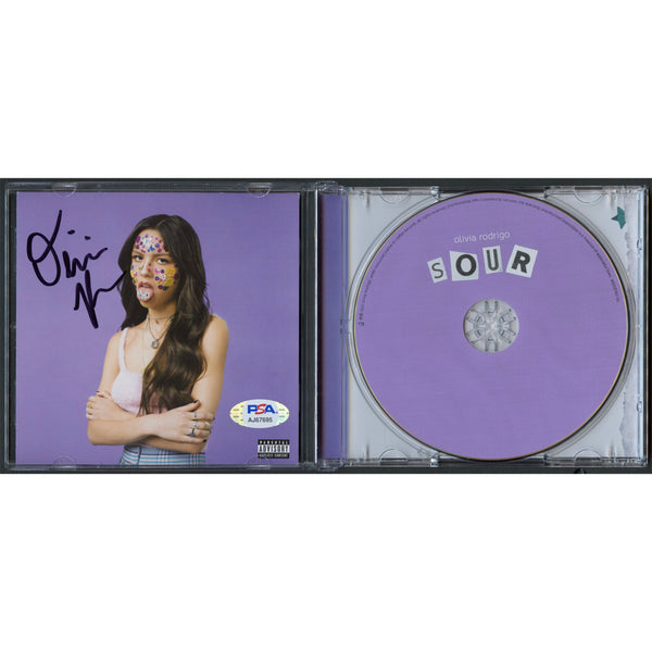 Olivia Rodrigo Signed Autographed CD "SOUR" PSA/DNA Authenticated