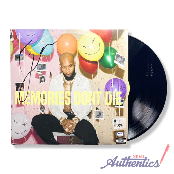 Tory Lanez Signed Autographed Vinyl LP "Memories Don't Die" PSA/DNA Authenticated