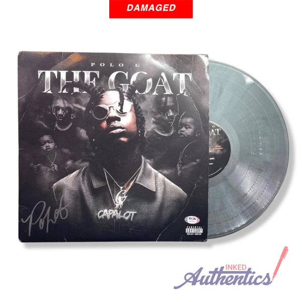 Polo G Signed Autographed Vinyl LP "The Goat" PSA/DNA Authenticated