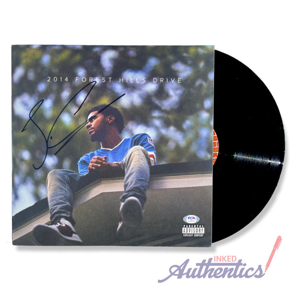 J. Cole Signed Autographed Vinyl LP “2014 Forest Hills Drive” PSA/DNA Authenticated