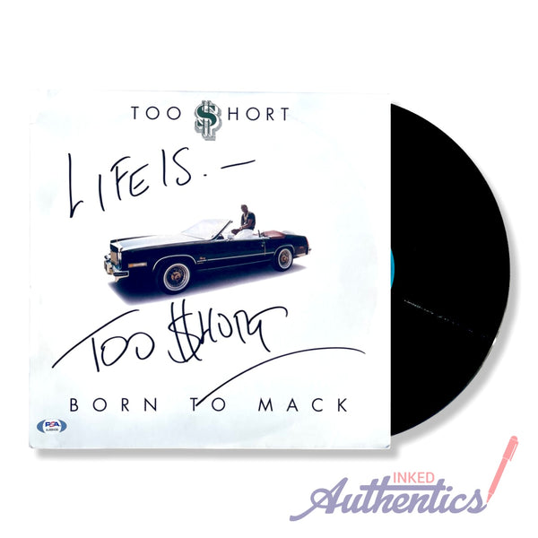 Too Short Signed Autographed Vinyl LP “Born To Mack” PSA/DNA Authenticated