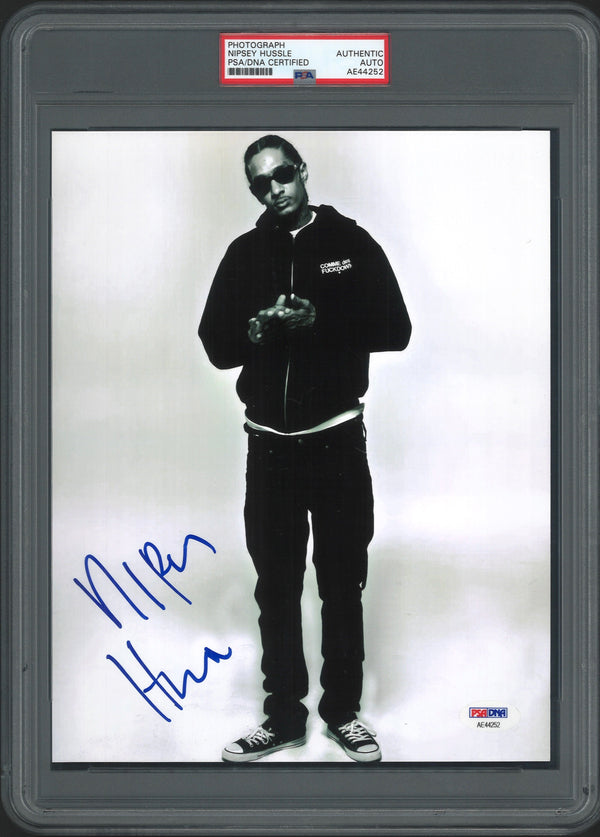 Nipsey Hussle Signed Autographed 8x10 Photo PSA/DNA Authenticated