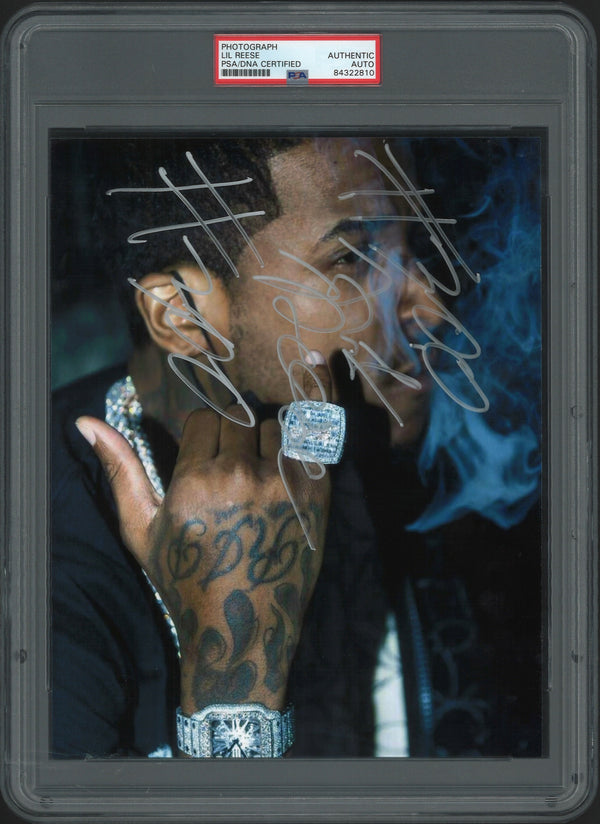 Lil Reese Signed Autographed 8x10 Photo PSA/DNA Authenticated