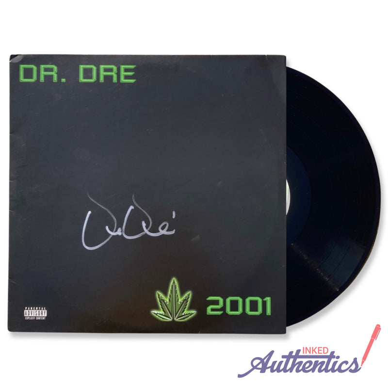 Dr. Dre Signed Autographed Vinyl LP “2001” Beckett Authenticated