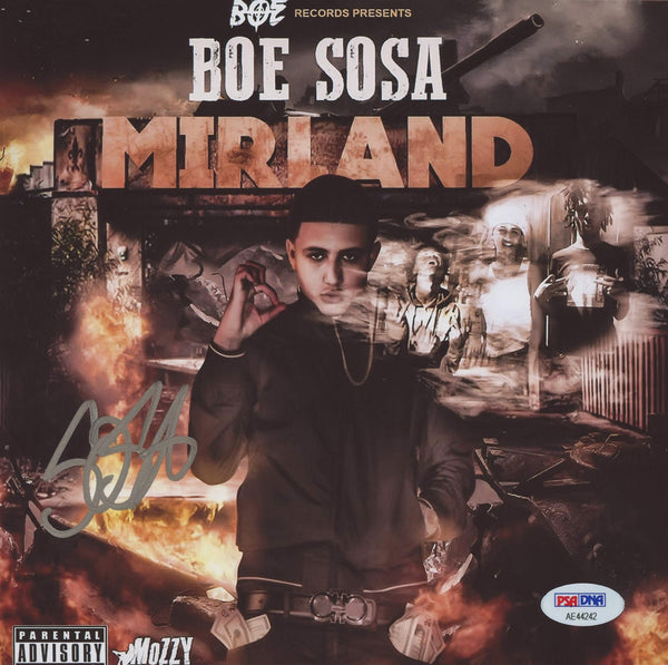 BOE Sosa Signed Autographed 8x8 “MirLand” Photo PSA/DNA Authenticated