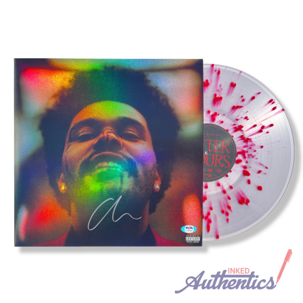 The Weeknd Signed Autographed Vinyl LP "After Hours" PSA/DNA Authenticated