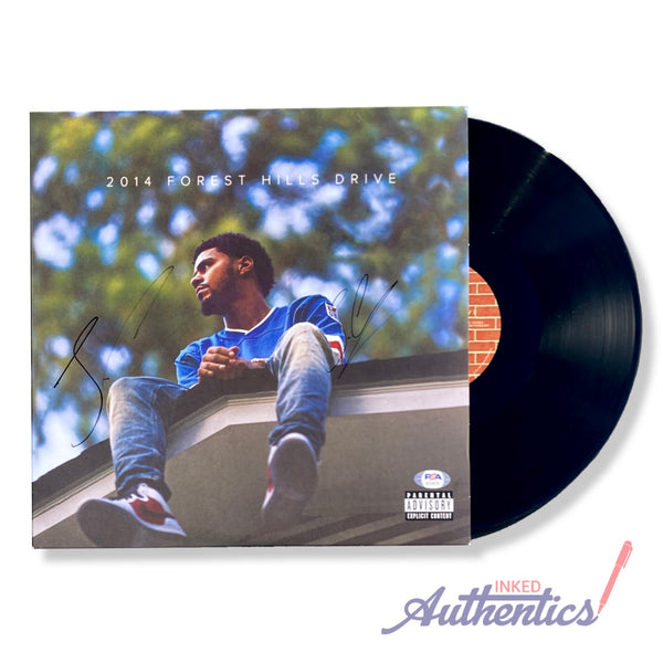 J. Cole Signed Autographed Vinyl LP “2014 Forest Hills Drive” PSA/DNA Authenticated