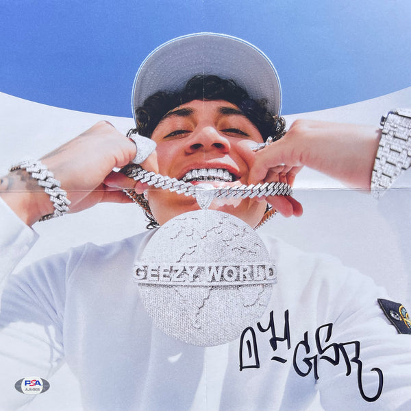 OhGeesy Signed Autographed 12x12 Photo "GEEZYWORLD" PSA/DNA Authenticated