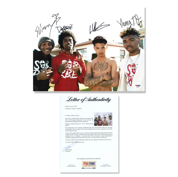 SOB x RBE Signed Autographed 11x14 Photo PSA/DNA Authenticated