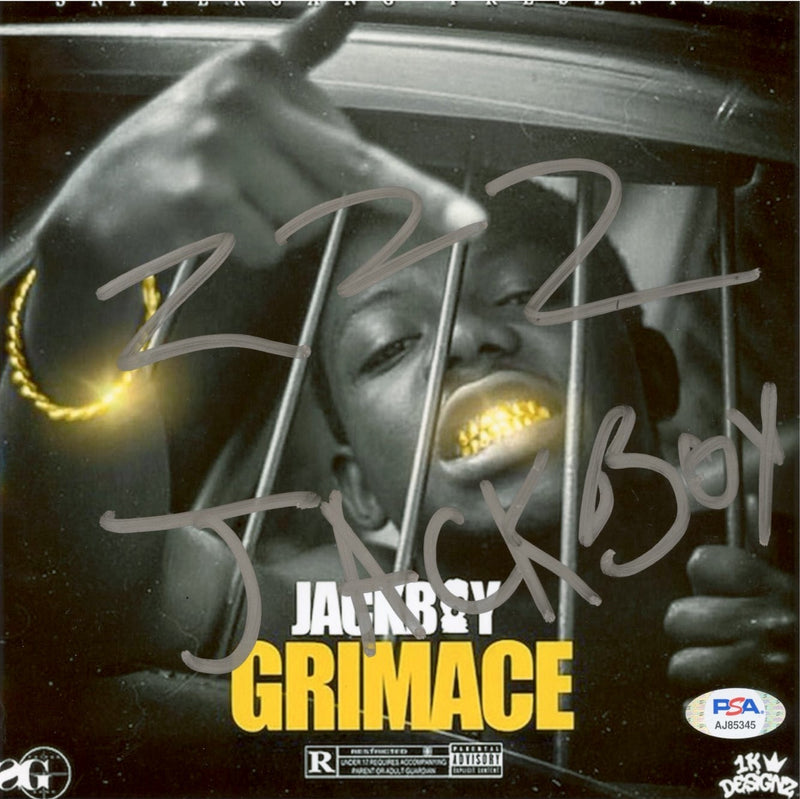 Jackboy Signed Autographed 8x8 Photo "Grimace" PSA/DNA Authenticated