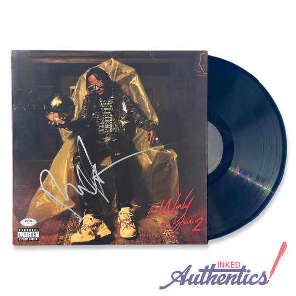 Rich The Kid Signed Autographed Vinyl LP “The World Is Yours 2” PSA/DNA Authenticated