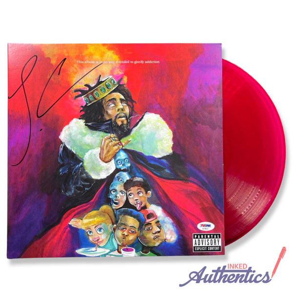 J. Cole Signed Autographed Vinyl LP “KOD” PSA/DNA Authenticated