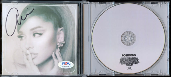 Ariana Grande Signed Autographed CD “Positions” PSA/DNA Authenticated