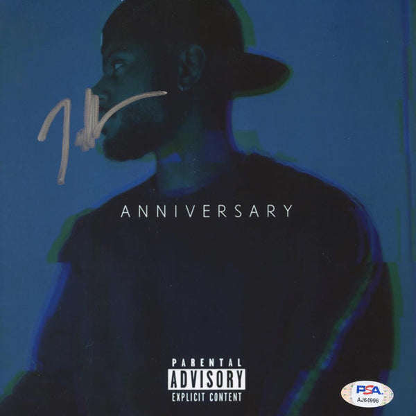 Bryson Tiller Signed Autographed 8x8 Photo "Anniversary" PSA/DNA Authenticated