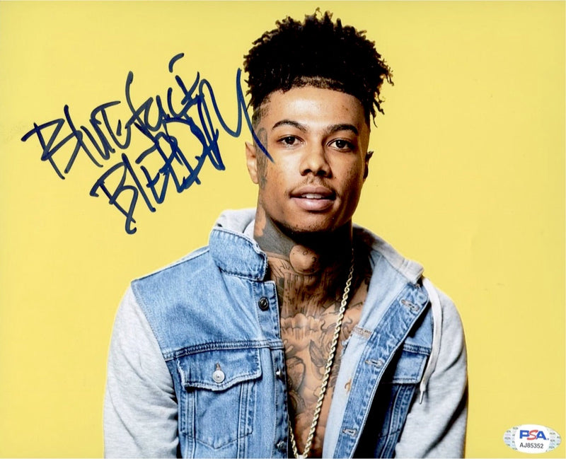 Blueface Signed Autographed 8x10 Photo PSA/DNA Authenticated