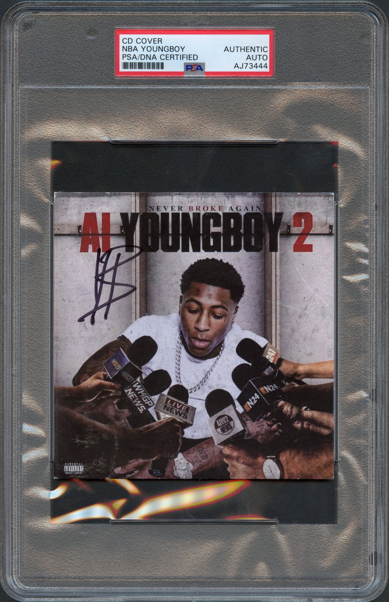 NBA Youngboy Signed Autographed CD “AI Youngboy 2” PSA/DNA Authenticated