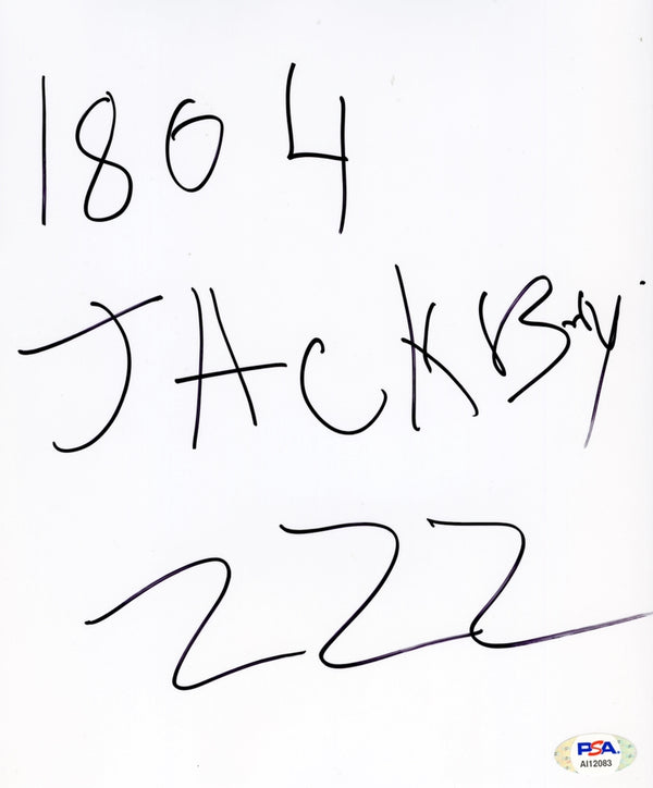 Jackboy Signed Autographed 8x10 Sketch PSA/DNA Authenticated