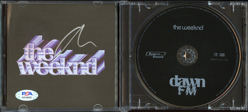 The Weeknd Signed Autographed CD "Dawn FM" PSA/DNA Authenticated