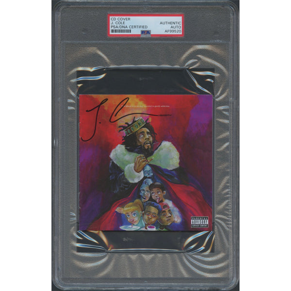 J. Cole Signed Autographed CD Cover “KOD” PSA/DNA Authenticated