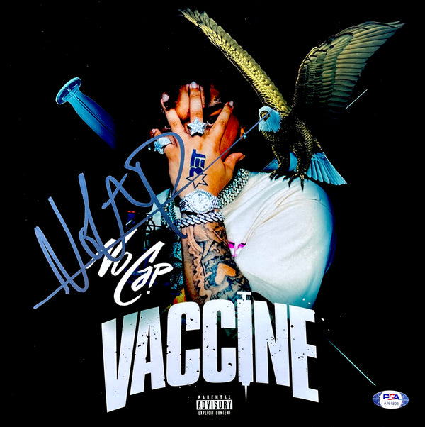 NoCap Signed Autographed 12x12 Photo "Vaccine" PSA/DNA Authenticated