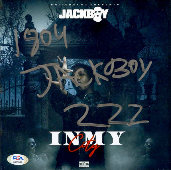 Jackboy Signed Autographed 8x8 Photo "In My City" PSA/DNA Authenticated