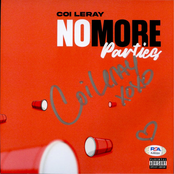 Coi Leray Signed Autographed 8x8 Photo “No More Parties” PSA/DNA Authenticated