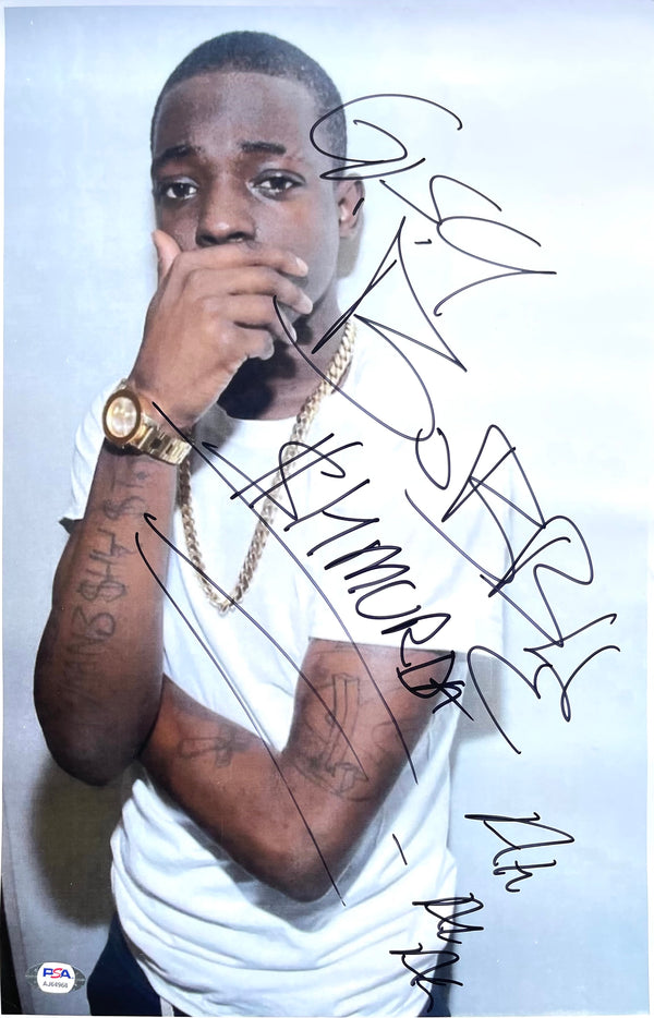 Bobby Shmurda Signed Autographed 11x17 Photo PSA/DNA Authenticated