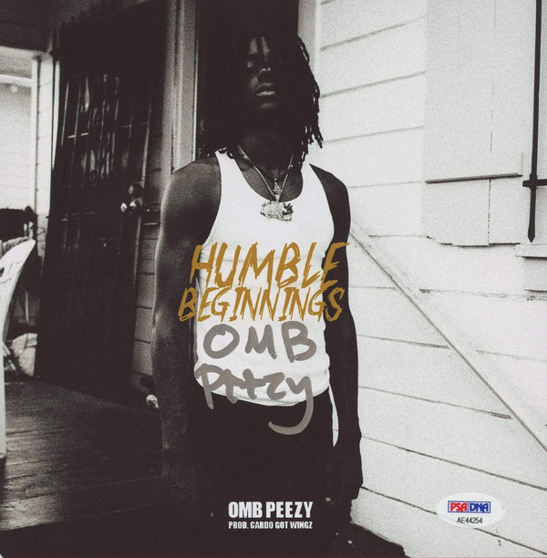 OMB Peezy Signed Autographed 8x8 Photo “Humble Beginnings” PSA/DNA Authenticated