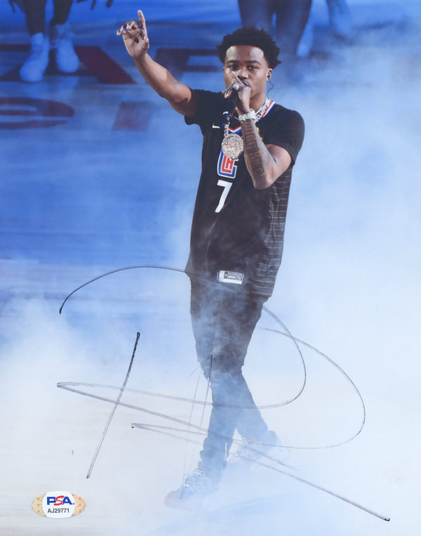 Roddy Ricch Signed Autographed 8x10 Photo PSA/DNA Authenticated