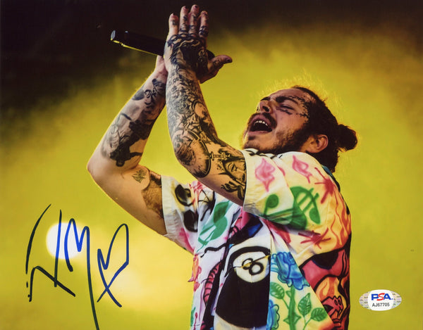 POST MALONE SIGNED ROCKSTAR AUTOGRAPH ALBUM VINYL LP BECKETT BAS