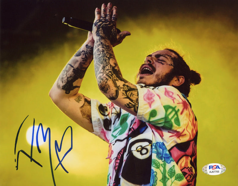 Post Malone Signed Autographed 8x10 Photo PSA/DNA Authenticated