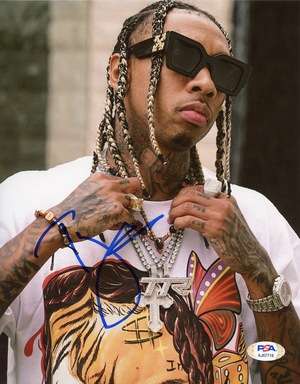 Tyga Signed Autographed 8x10 Photo PSA/DNA Authenticated